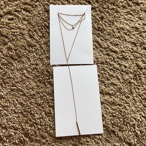 ✨ Long Layered Gold Necklace.